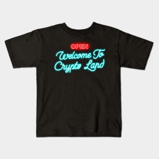 crypto land Kids T-Shirt